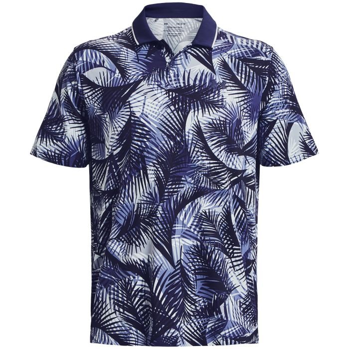 $50 Under Armour UA Iso-Chill Graphic Palm Golf Polo