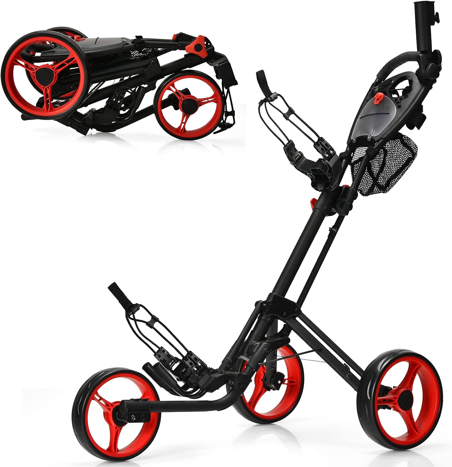 $81 GYMAX Folding Golf Push Cart