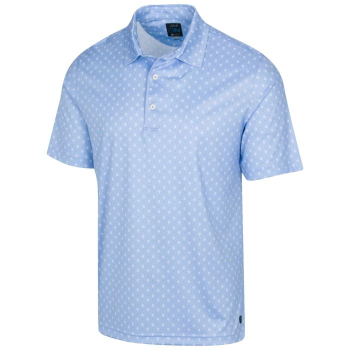 $40 Greg Norman Paisley Foulard X-Lite Golf Polo