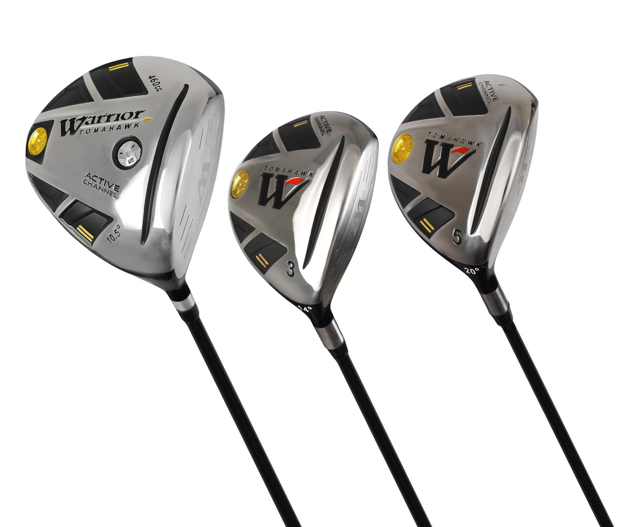 $102 NEW Warrior Golf Tomahawk 3-Wood Set