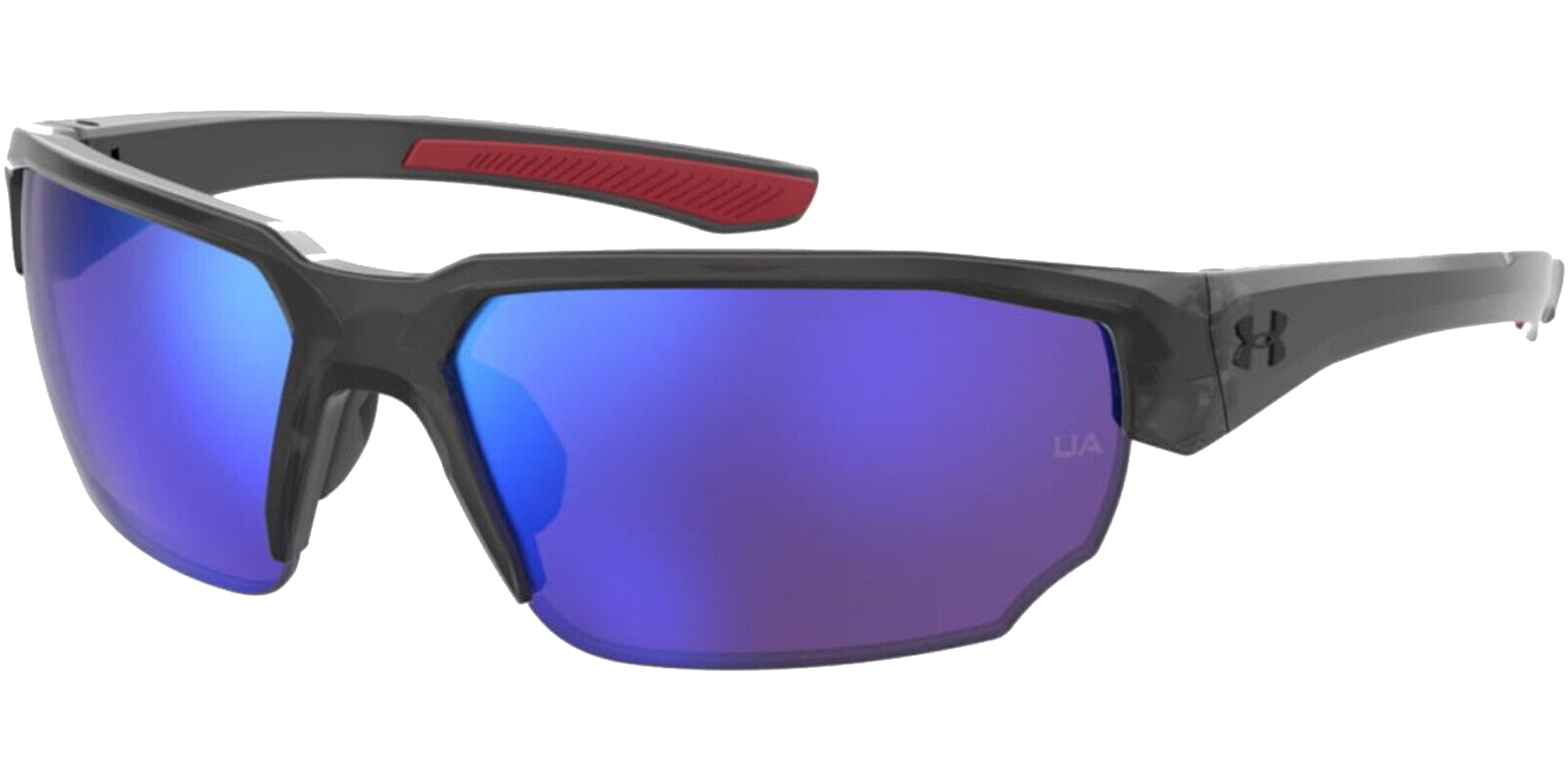 $29 Under Armour Blitzing UA Golf-Tuned Jet Grey Wrap Sunglasses