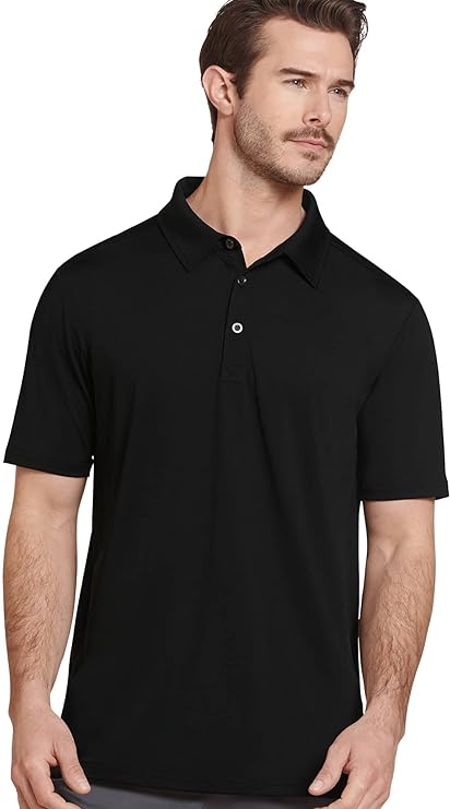 $14 Jockey Men’s Activewear Space Dye Performance Polo