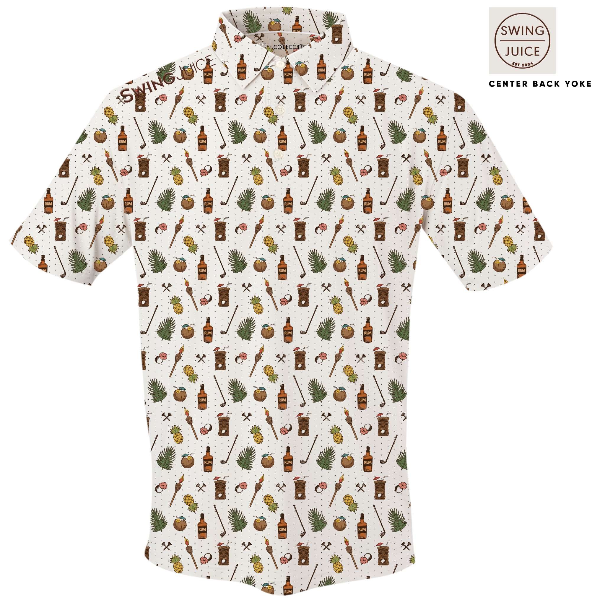 $48 Golf & Tiki Men’s Polo