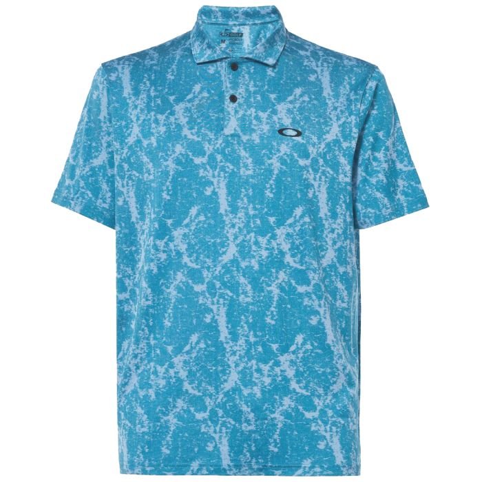 $40 Oakley Marble Jaquard Golf Polo