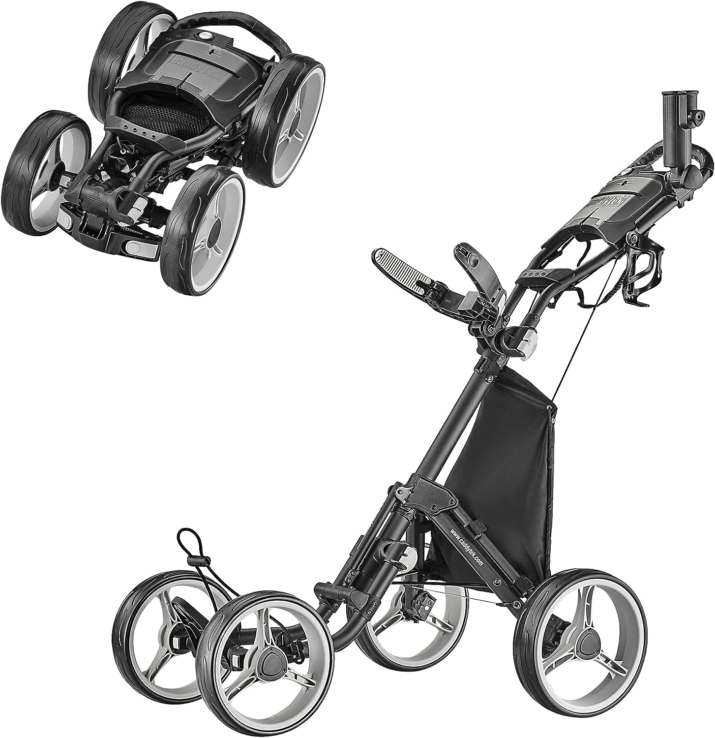 $118 CaddyTek Explorer V8 Push Cart