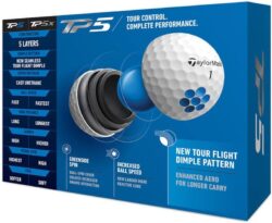 $33 1 Dozen TaylorMade 2021 TP5 Golf Balls