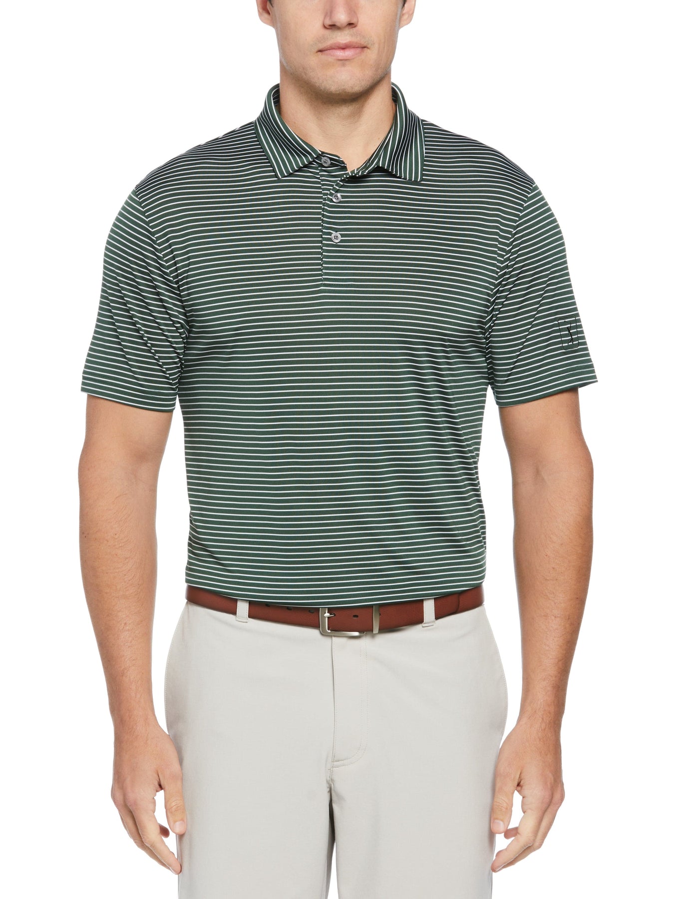 $19 Men’s Feeder Stripe Golf Polo