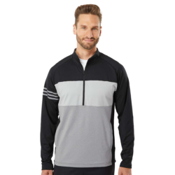 $27 adidas Men’s 3-Stripes Competition Quarter-Zip Pullover