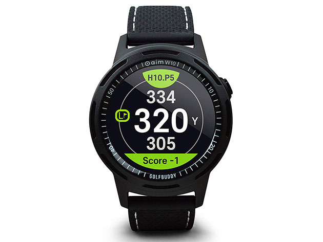 $150 GOLFBUDDY Aim W10 GPS Golf Watch