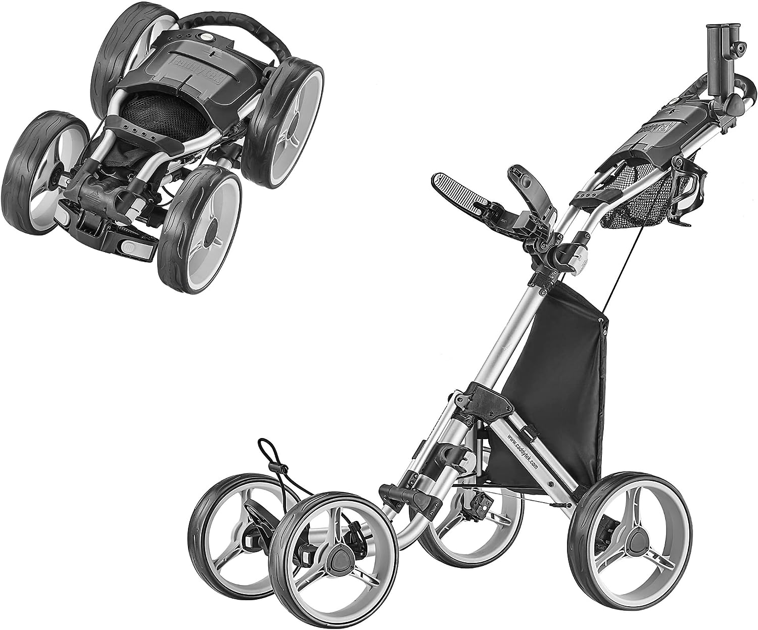 $107 CaddyTek Explorer V8 Push Cart