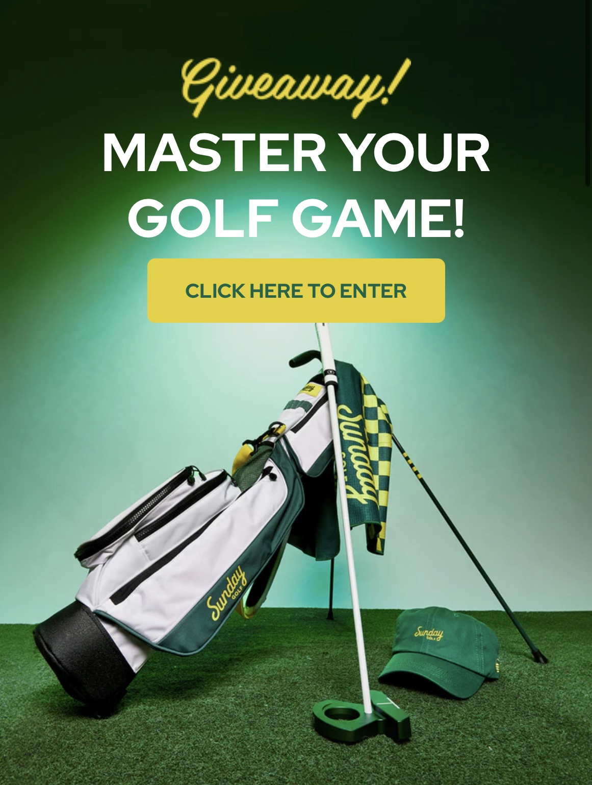 SundayGolf Masters Giveaway 2024