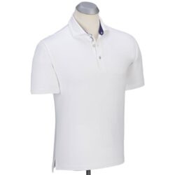 $15 Bobby Jones Men’s eFX Performance Cotton Solid Short Sleeve Polo