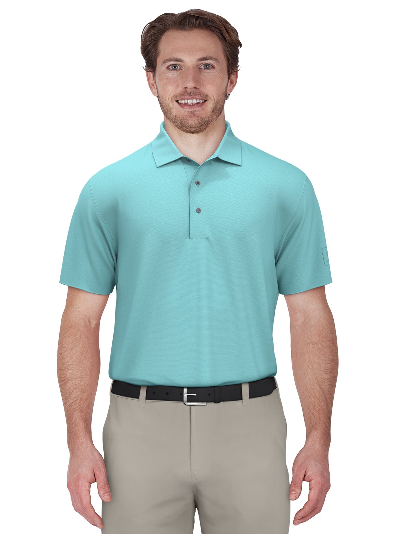 2 for $50 Men’s AirFlux Solid Mesh Golf Polo