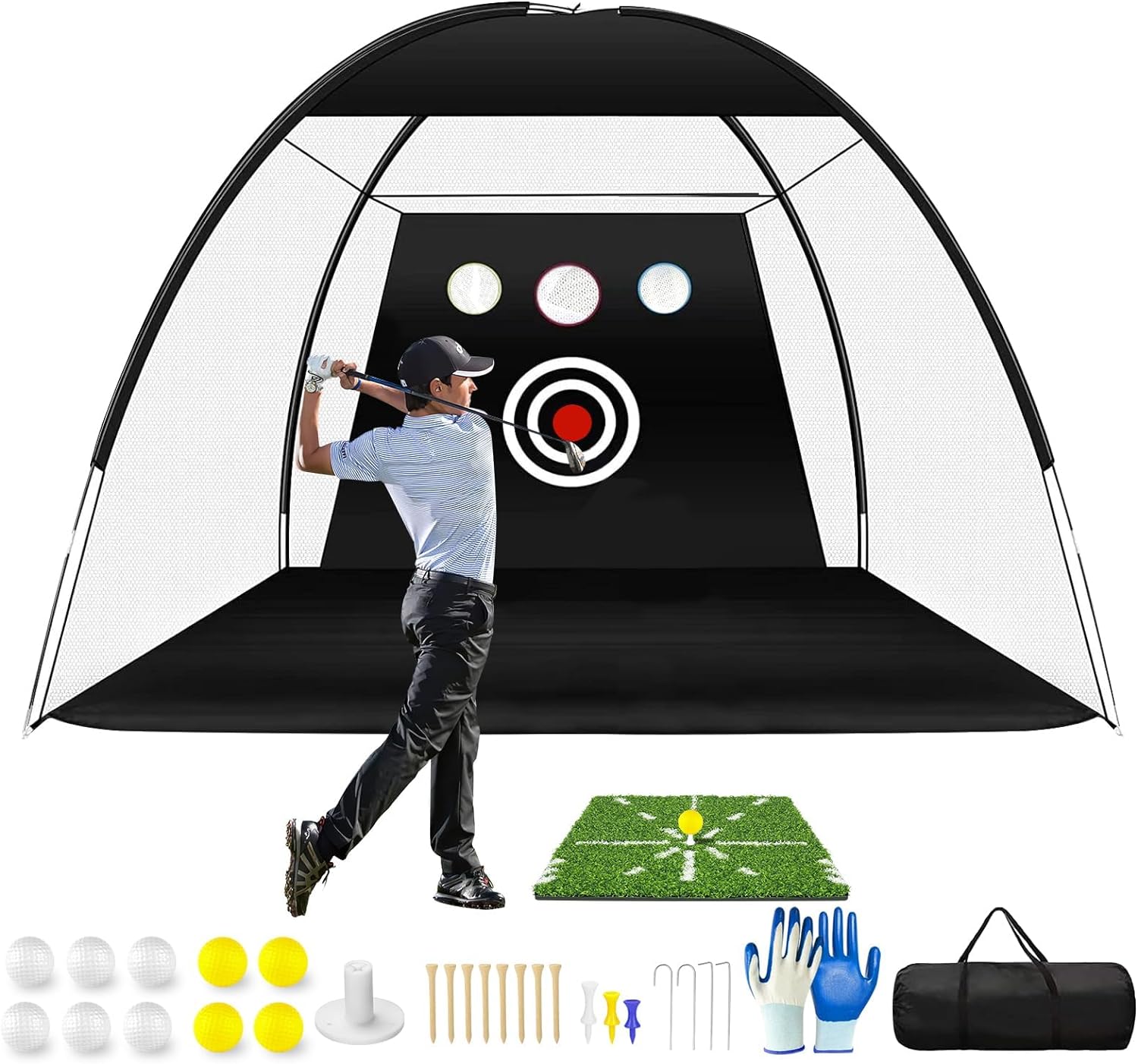 $44 10×7-Foot Golf Hitting Net