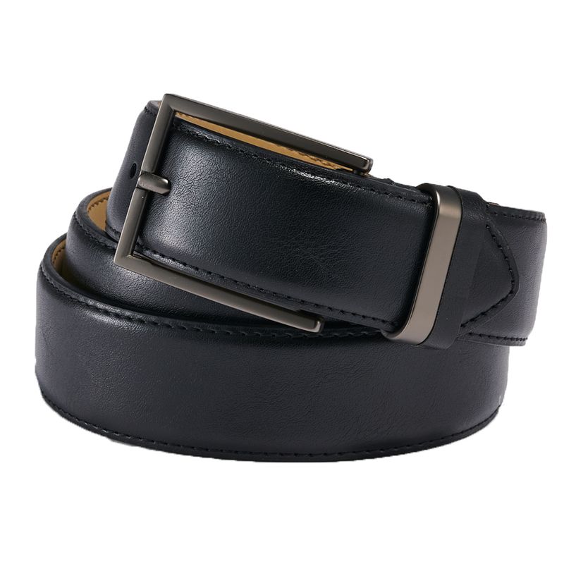 $7.64 Gem-Dandy Men’s Leather Metal and Loop Belt