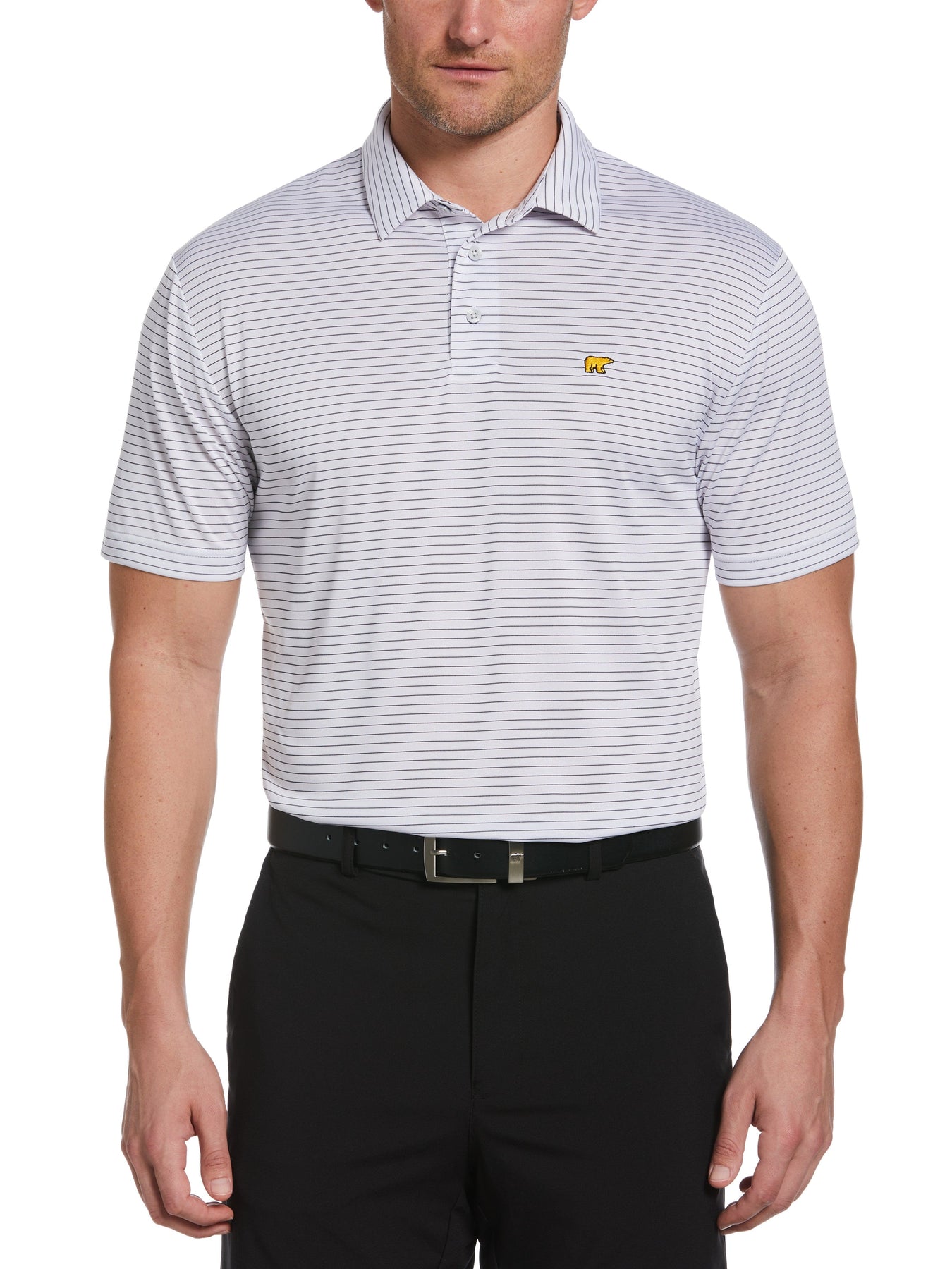 $18 Jack Nicklaus Men’s Two Color Stripe Golf Polo