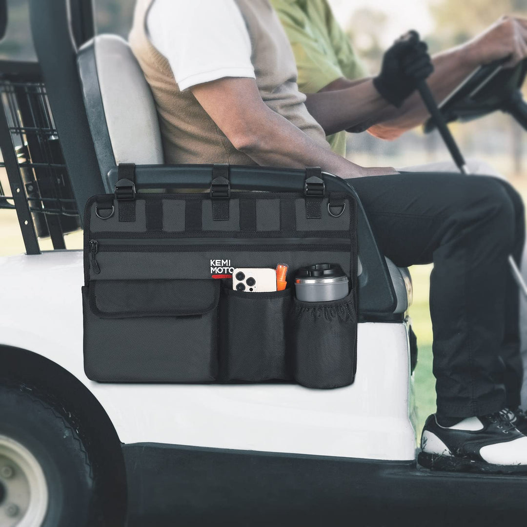 $18.40 Kemimoto Golf Cart Side Storage Bag + Free Shipping
