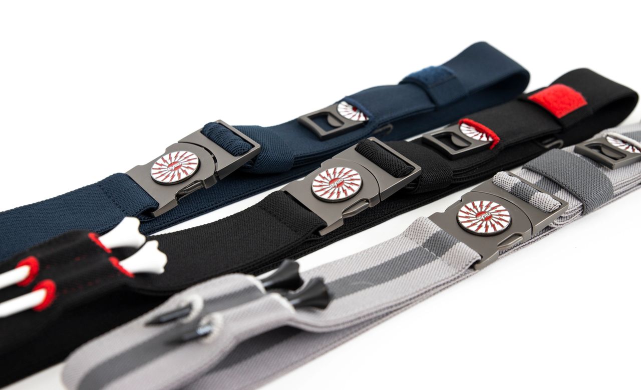 $40 The Byrd Belt – Holds 2 tees, marker, divot tool and glove