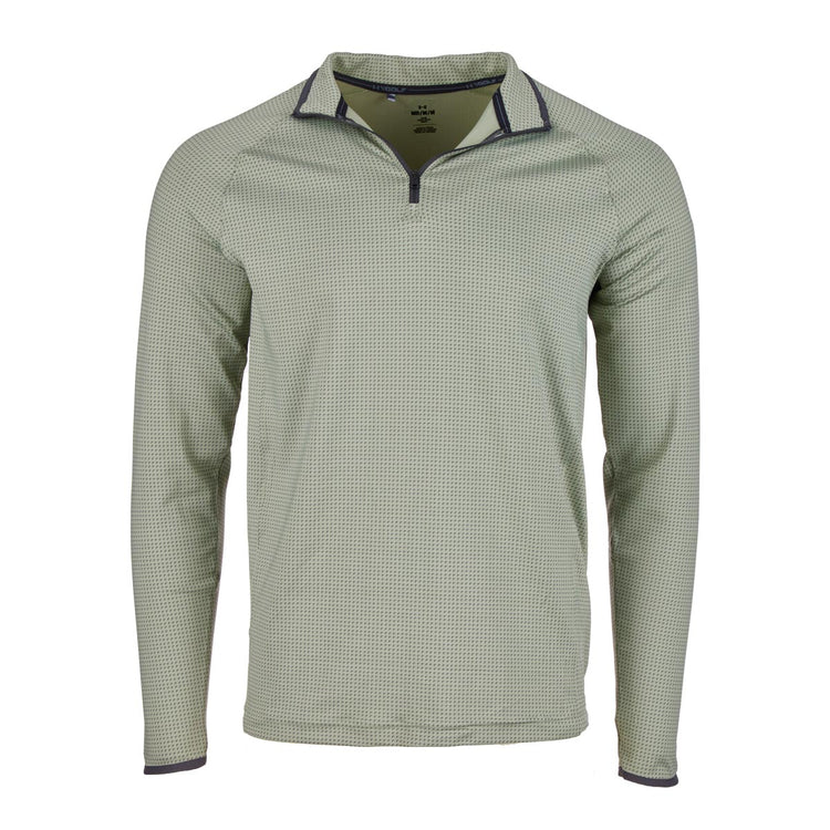$34 Under Armour Men’s T2 Green Half Moons Long Sleeve 1/4 Zip