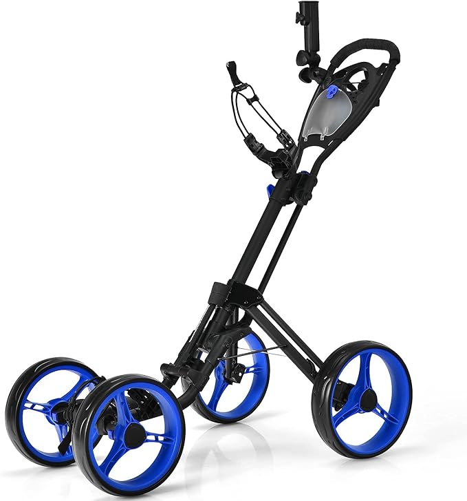 $101 Tangkula 4-Wheeled Golf Push Cart