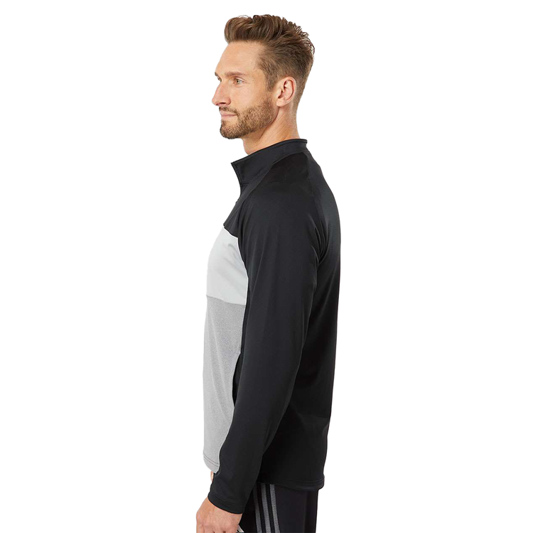 $21 Adidas Men’s 3-Stripes Competition Quarter-Zip Pullover