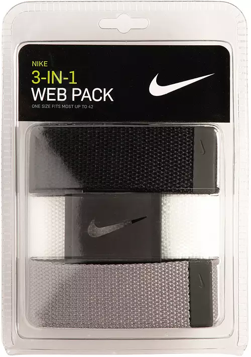 $20 Nike Web Belts – 3 Pack