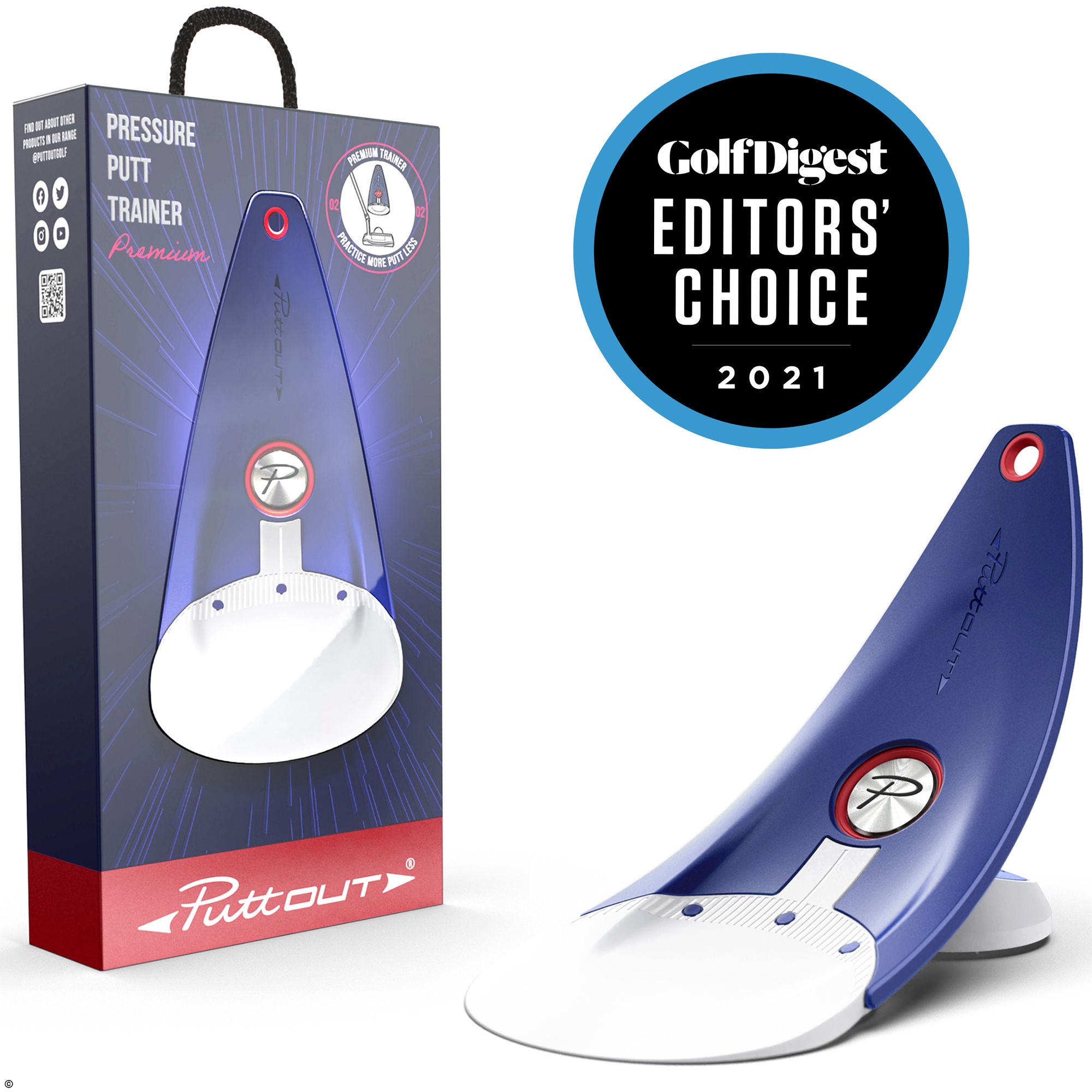 $30 PuttOUT Premium Pressure Putt Trainer – USA Limited Edition