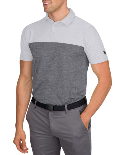 $20 ThreeSixtySix Men’s Two-Toned Colorblock Golf Polo