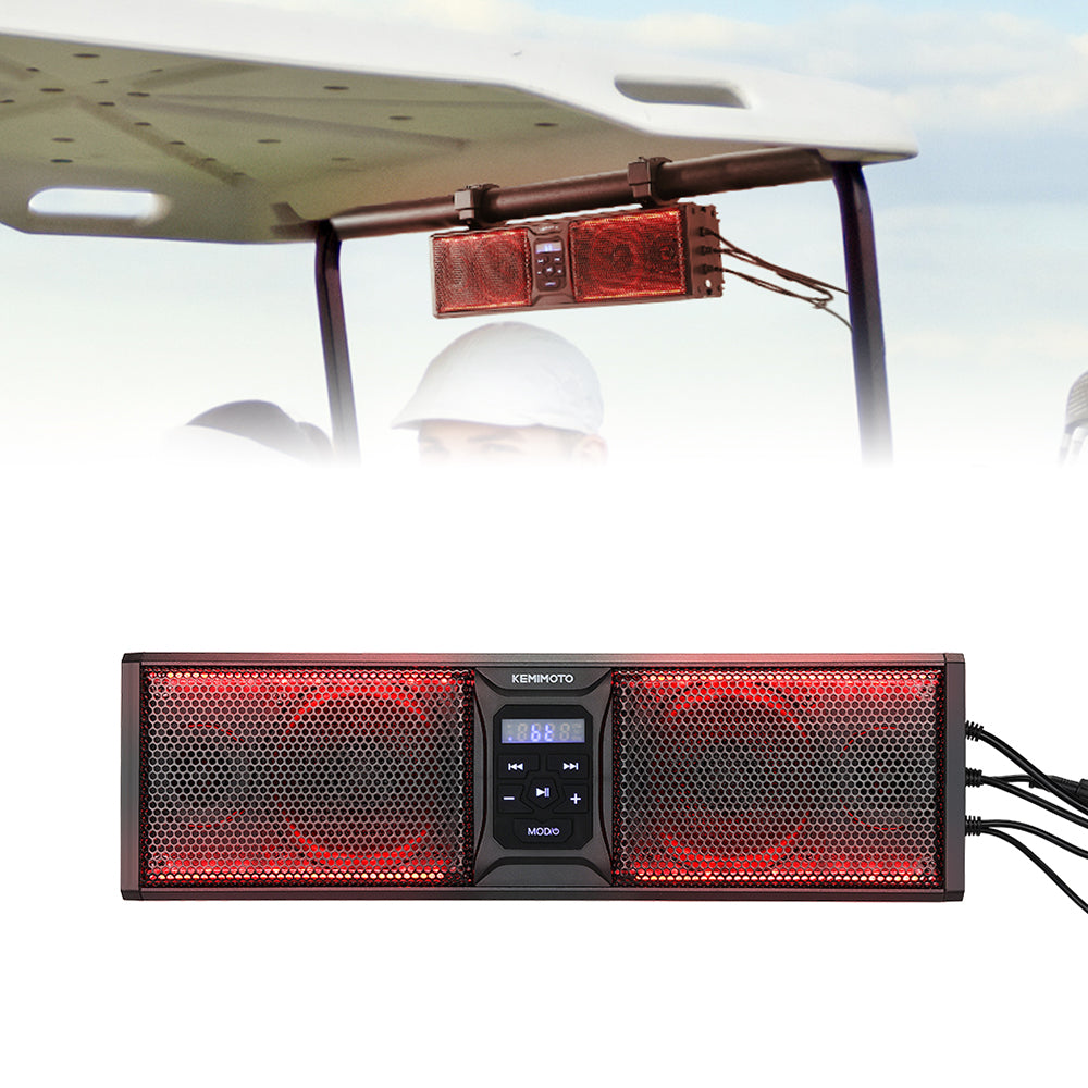 $139 16-Inch RGB Sound Bar for Golf Carts