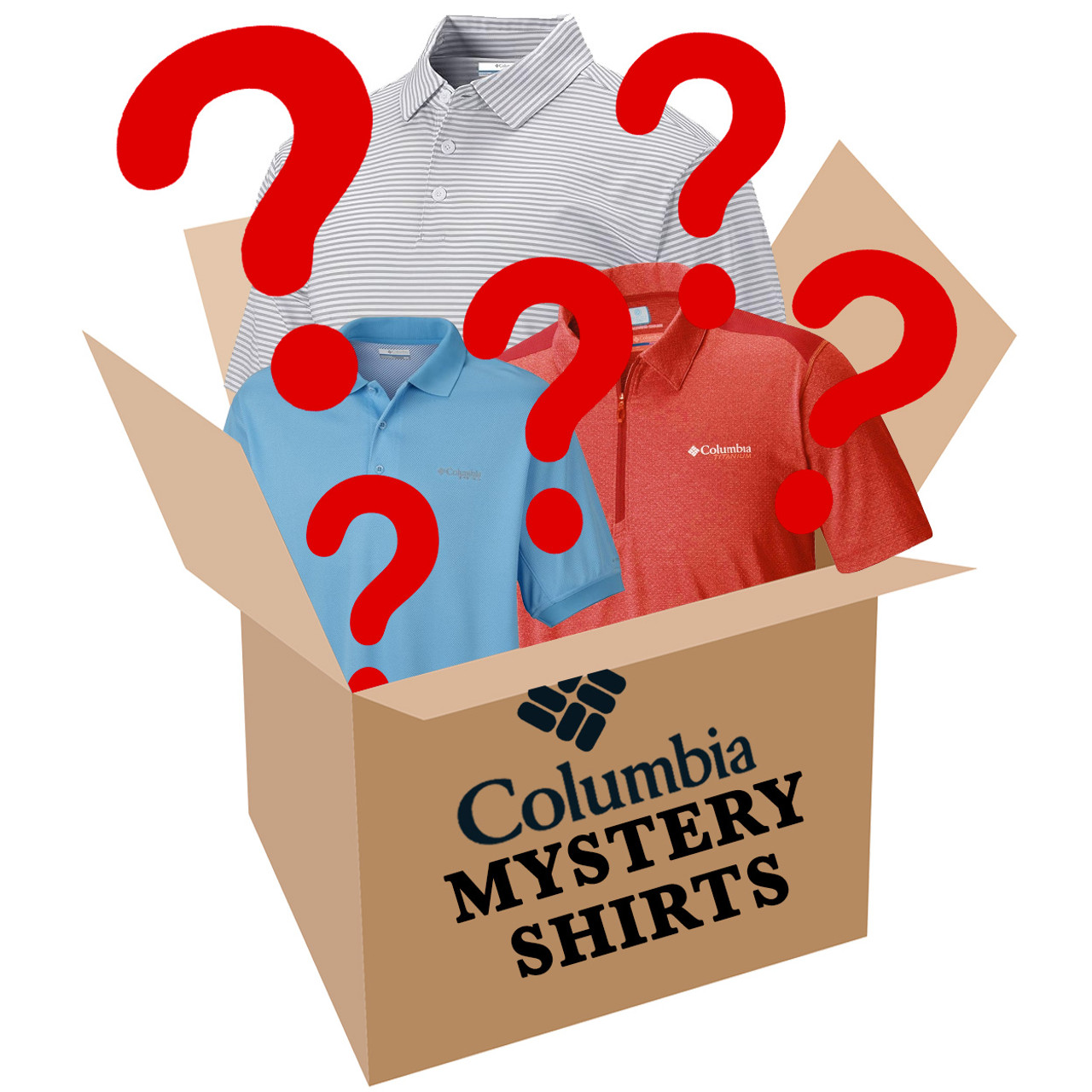 $10 Columbia Sportswear Men’s Mystery Polo Golf Shirt