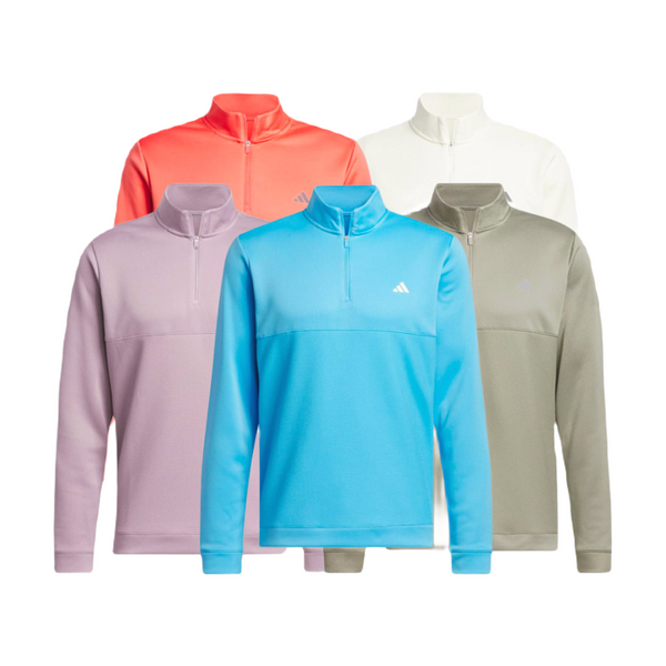 $75 for 2x Adidas Ultimate365 Textured Quarter-Zip Top
