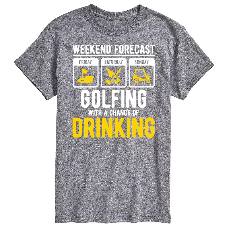 $20 Men’s Weekend Forecast Golfing Graphic Tee