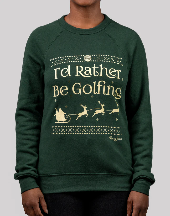 $31 I’d Rather Be Golfing Christmas Jumper