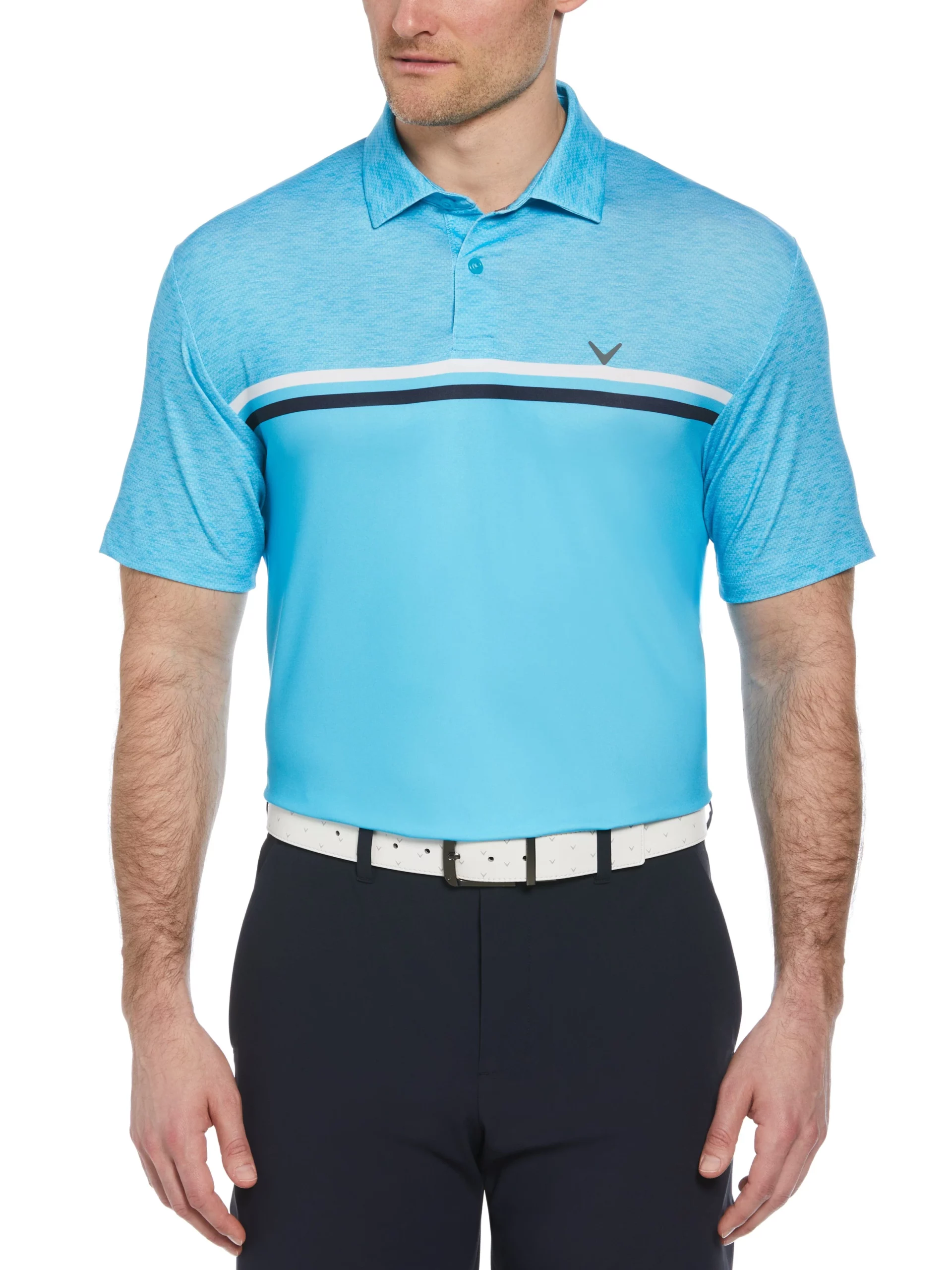 $23 Callaway Men’s Color Block Pattern Golf Polo