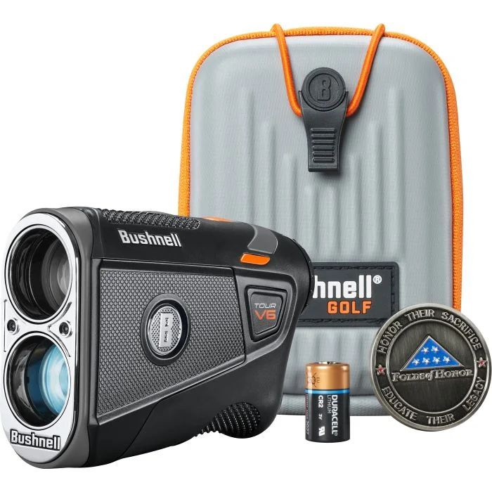 $250 Bushnell Tour V6 Golf Rangefinder – Patriot Pack