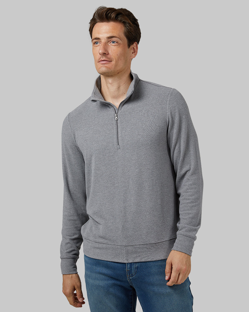 $13 Men’s Sweater Knit 1/4 Zip Top