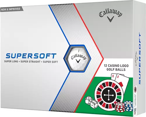 $22 Limited Edition Callaway Supersoft CASINO Golf Balls