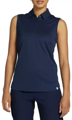 $9 Walter Hagen Women’s Clubhouse Pique Sleeveless Golf Polo