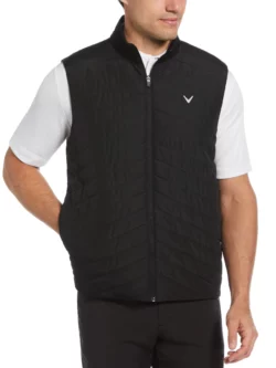 $35 Callaway Men’s Quilted Full Zip Golf Vest