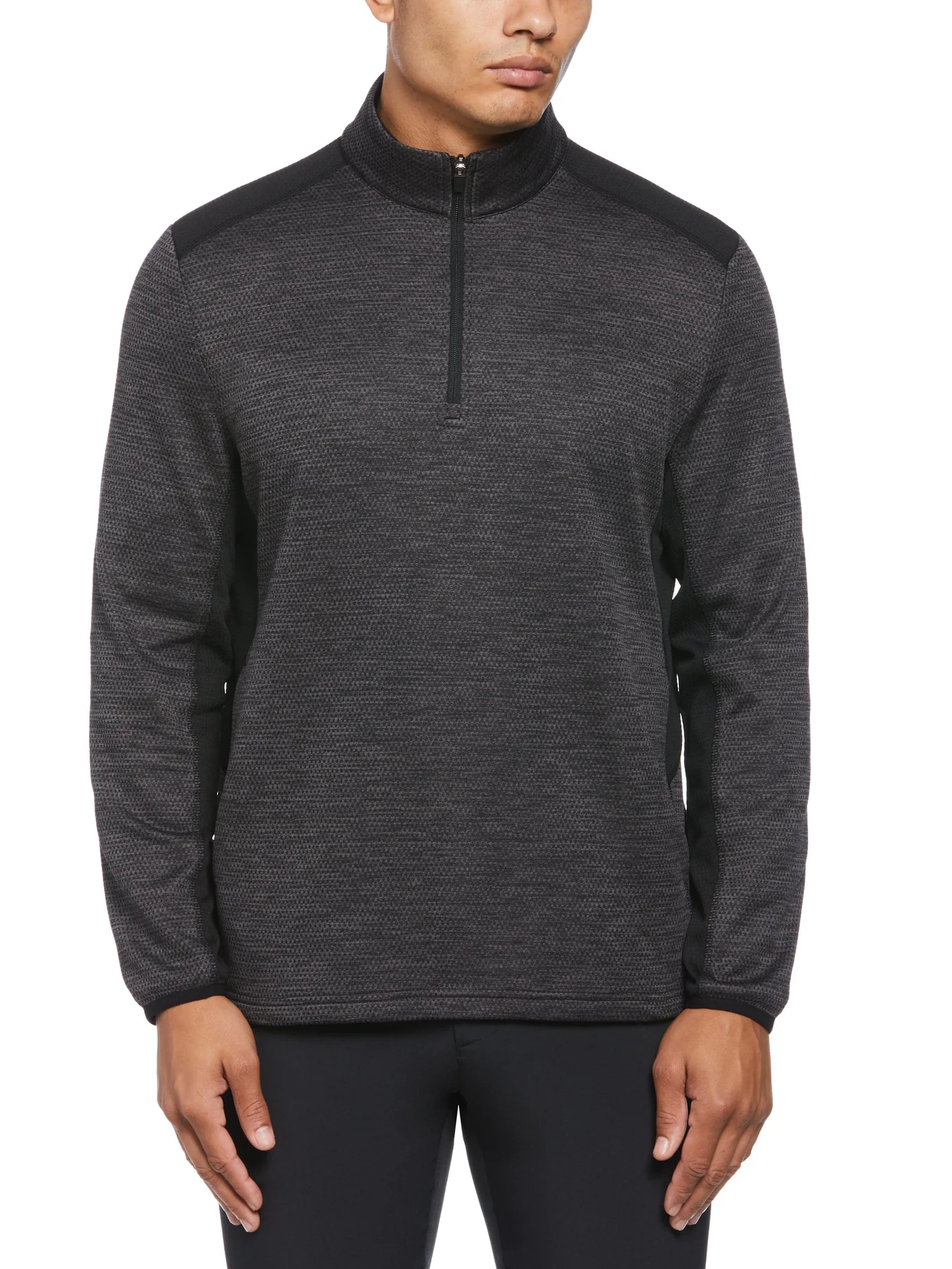 $18 PGA Tour Men’s Two Tone Space Dye 1/4 Zip Golf Pullover