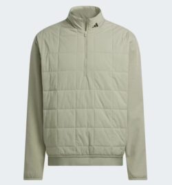 $48 Adidas Ultimate365 Quilted DWR Half-Zip Pullover