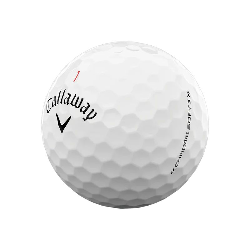 $50 for 2x Dozen Callaway Chrome Soft X Golf Balls (New – Logo Overrun)