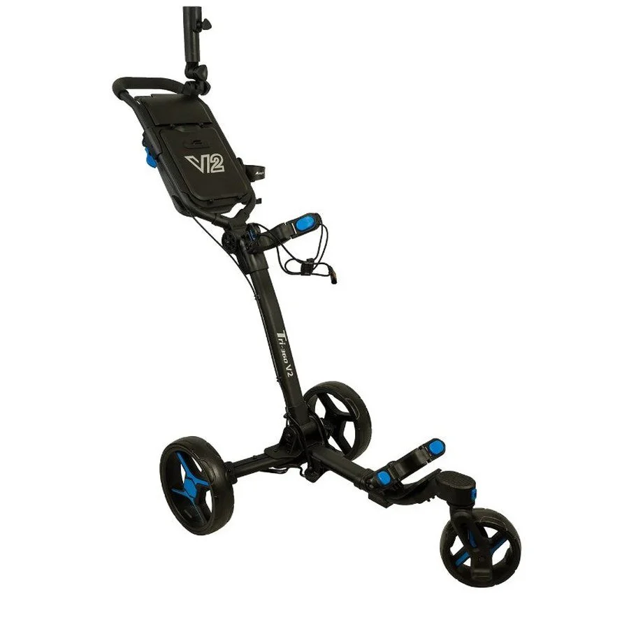 $150 Axglo V2 Tri-360 Golf Push Cart with Free Storage Bag