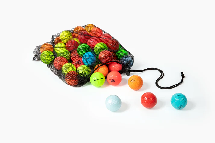 32$ for 48 Colored Golf Ball Mesh Bag Mix