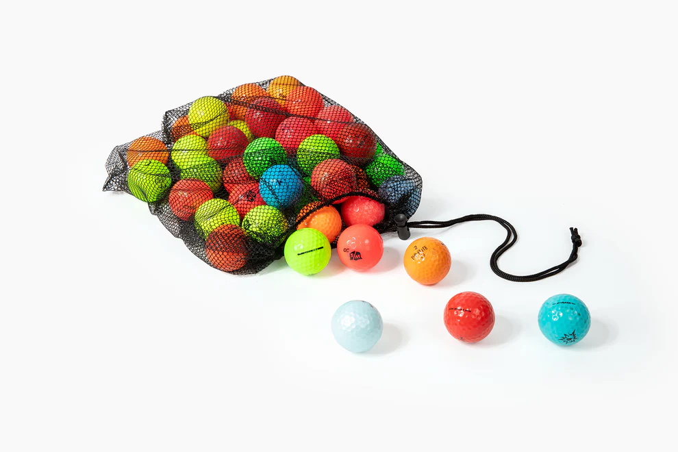 $32 for 48 Colored Golf Ball Mesh Bag Mix