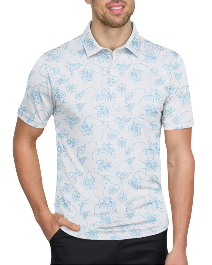 $20 Three Sixty Six Print Golf Polo