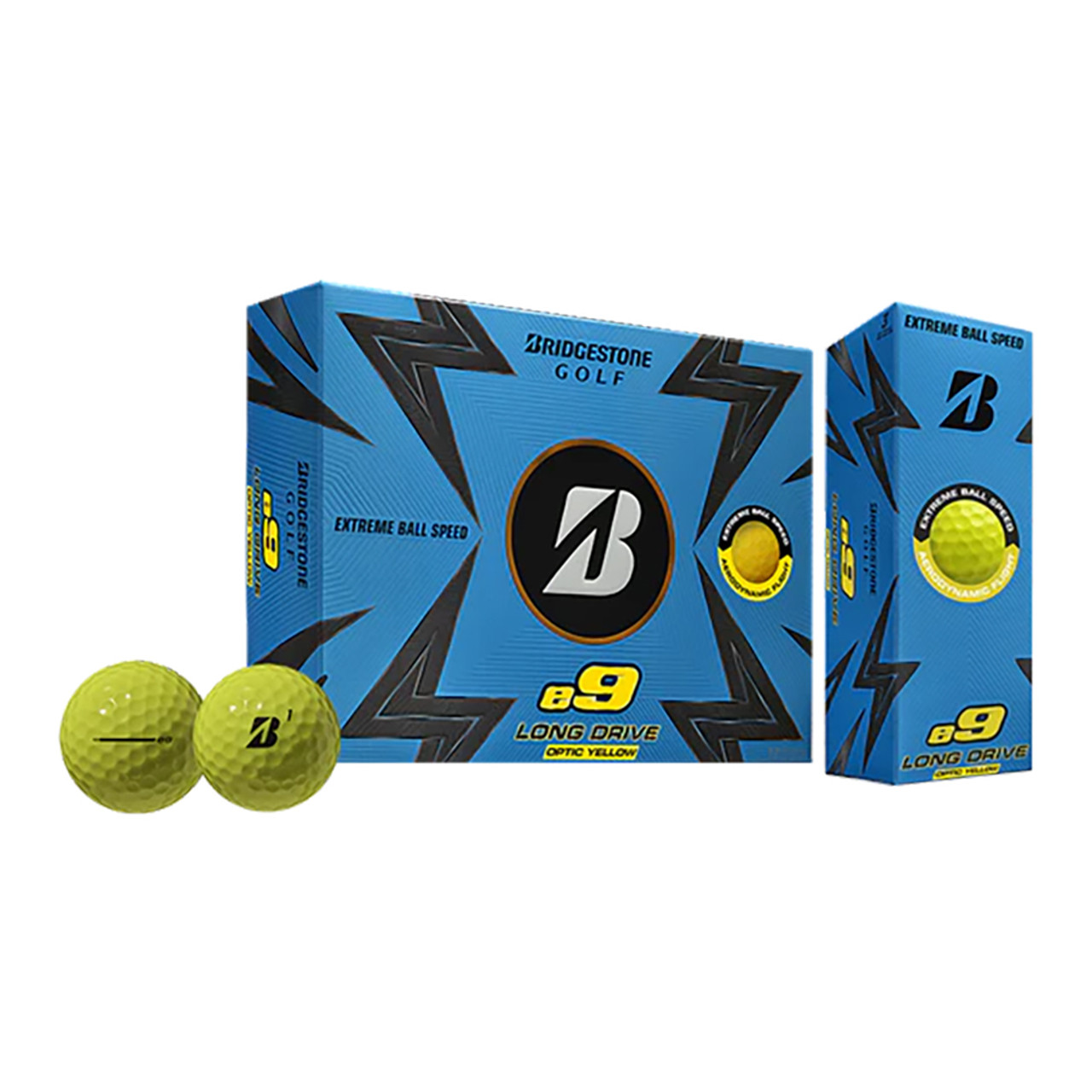 $40 for 3 Dozen Bridgestone e9 Long Drive Optic Golf Balls (Brand New)