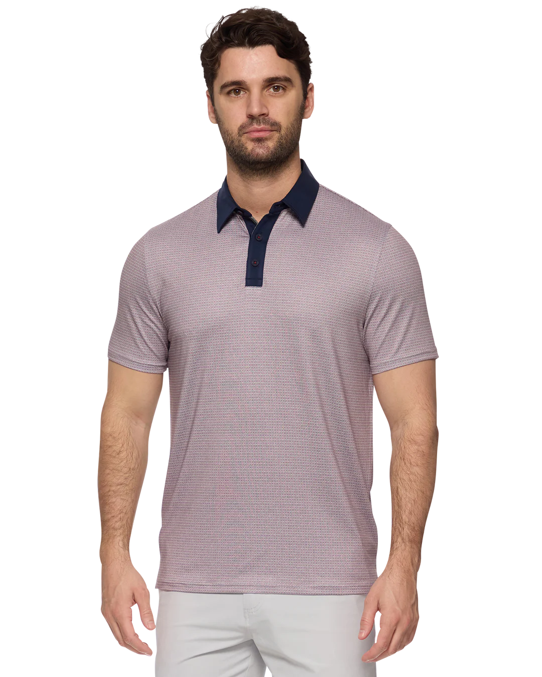 $34 MVP Haven Contrast Collar Polo