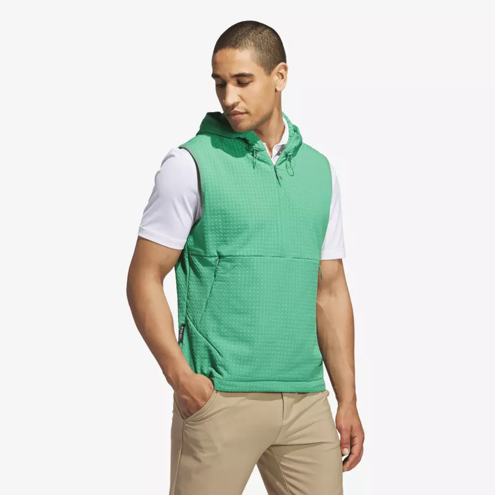 $68 Adidas Ultimage365 Tour Sleeveless Quarter Zip Vest