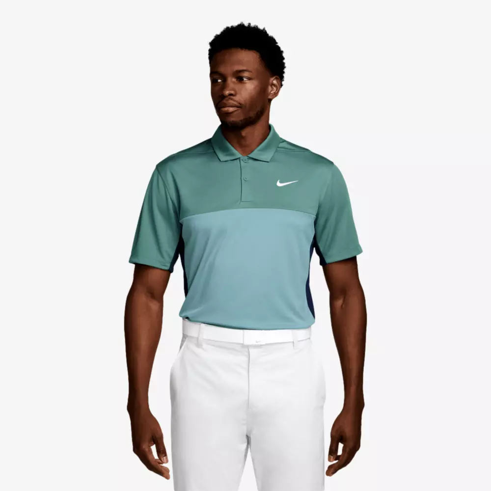 $39 Nike Dri-Fit Color Block Short Sleeve Polo